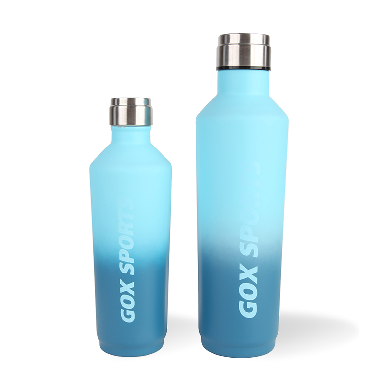 GOX Double Wall Vacuum Insulated Stainless Steel Water Bottle For Sports For Travel