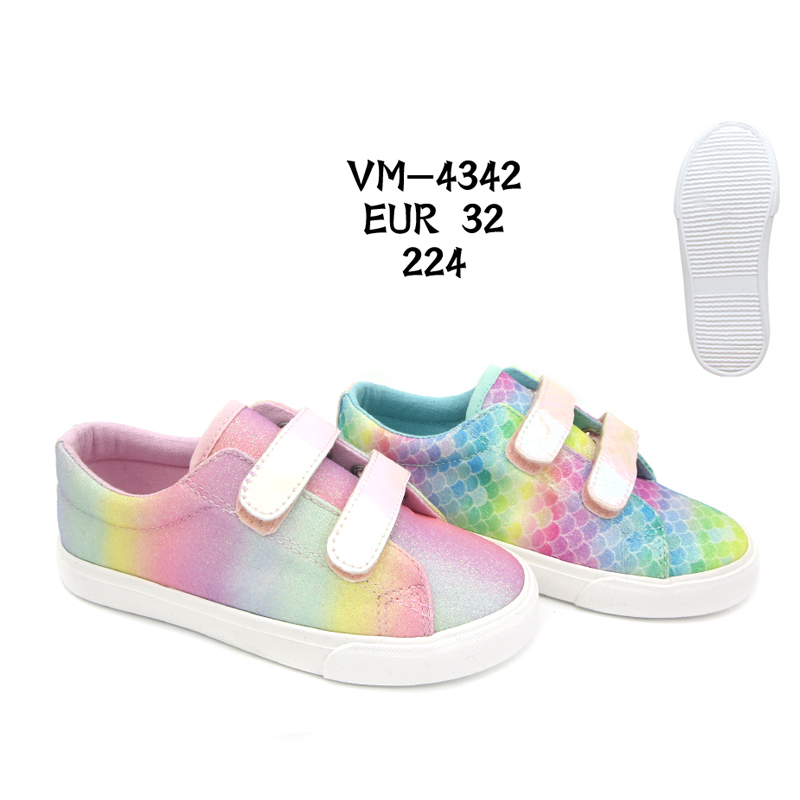 Og Glitter Velcro Lowtop