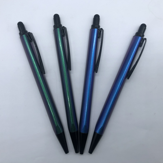 Asia stationery SYT8021 aluminium Ergonomic triangular-shape metal ballpoint pen