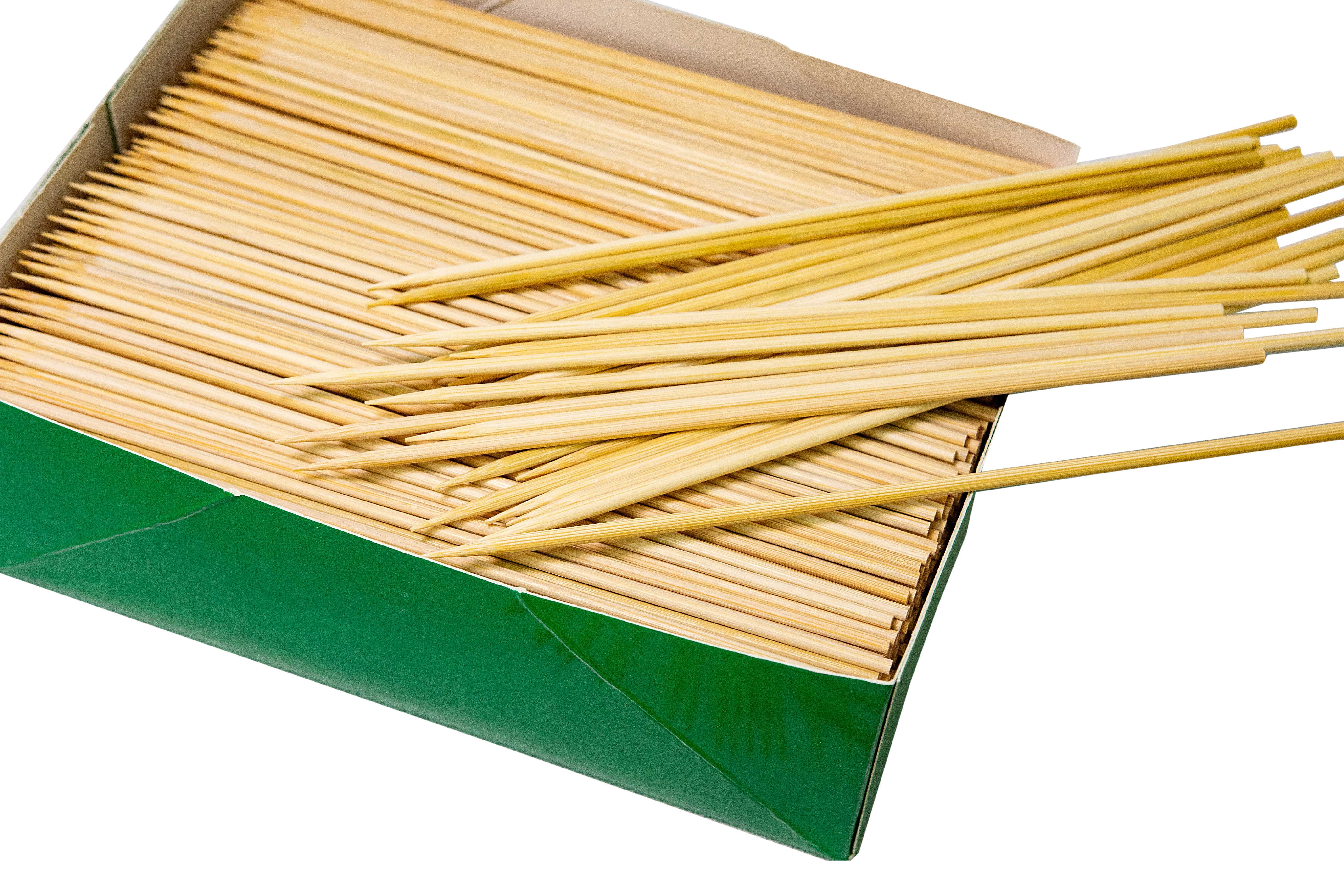 Paper box packaged BBQ bamboo skewers