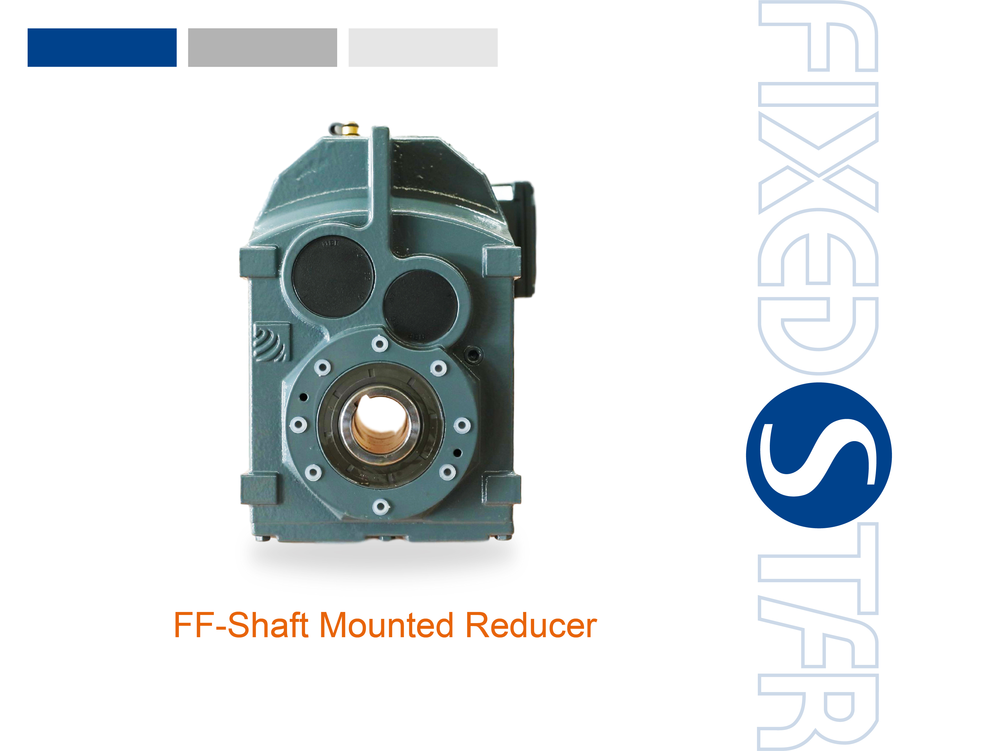FF helical shaft mounted gear reducer helical gearbox helical gearbox helical speed reducer FF shaft mounted reducer parallel shaft mounted reducer