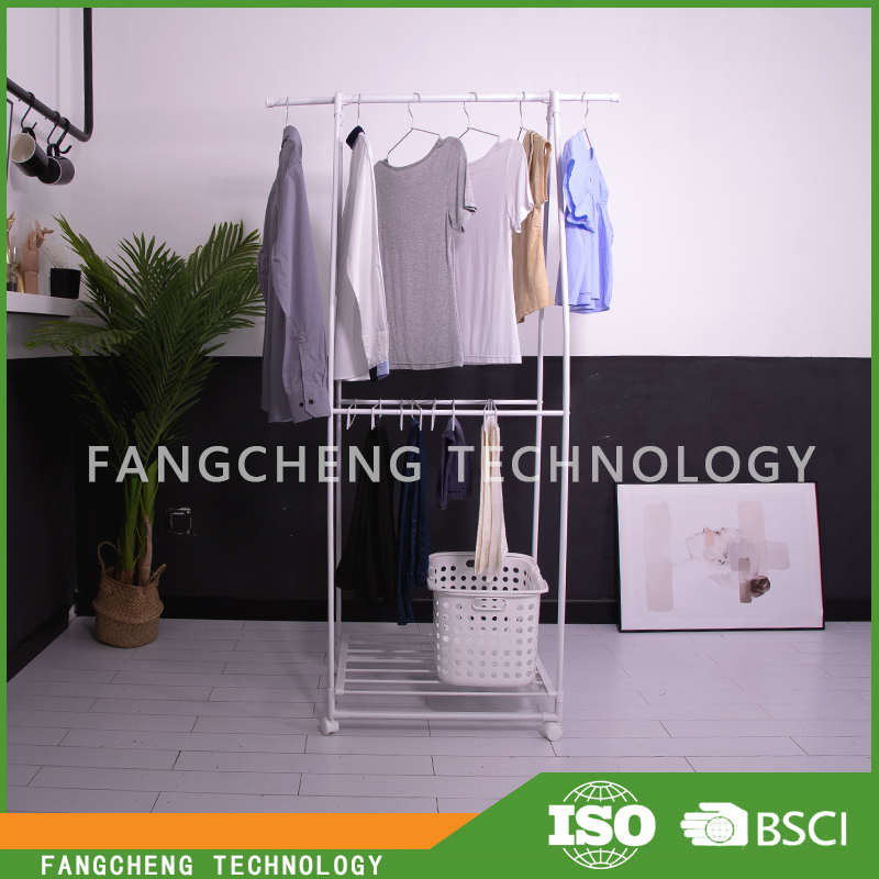 Clothes drying rack hanger