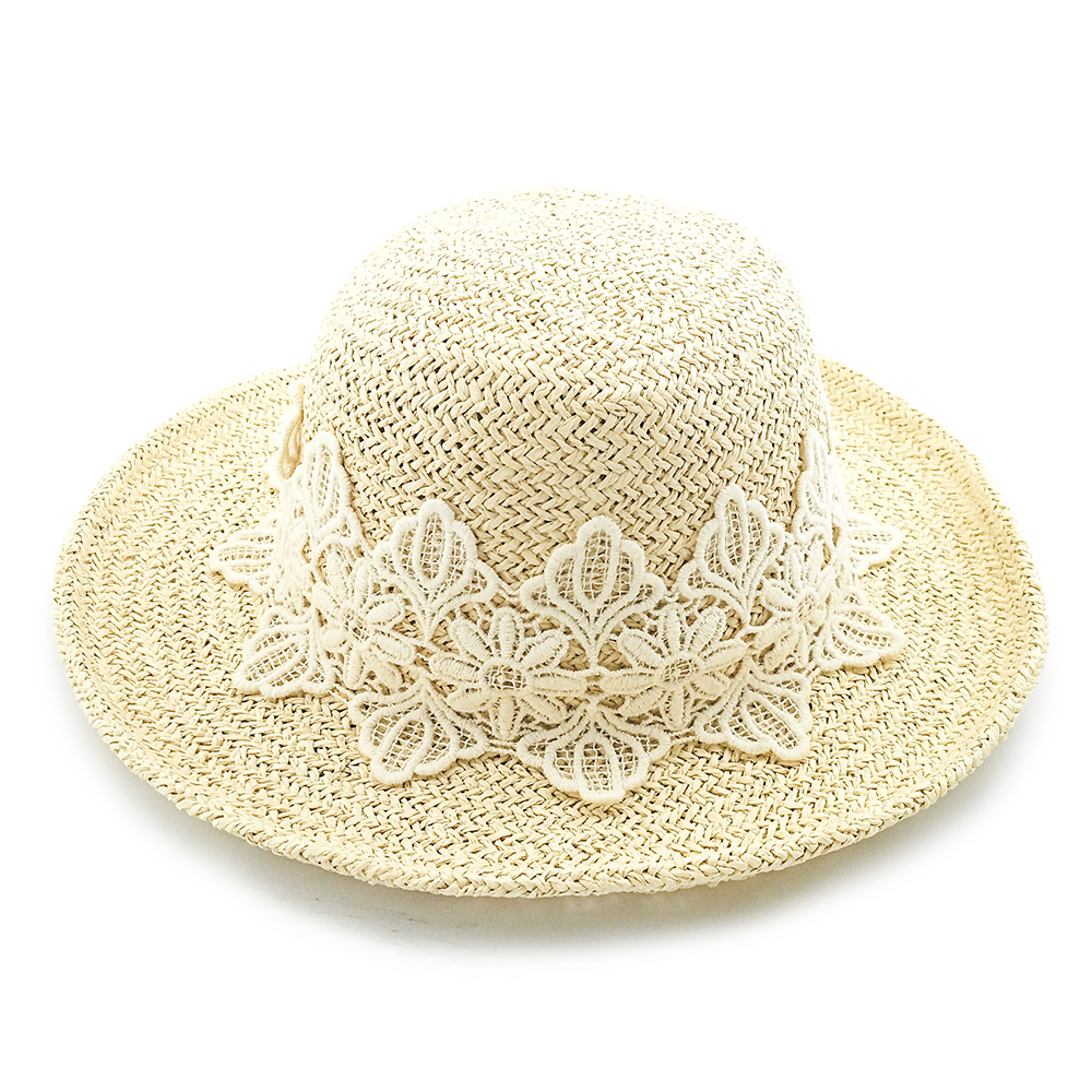 YDFL20026 2020 new style best seller wholesales summer beach promotion cheaper wider brim lady floppy paper straw hat