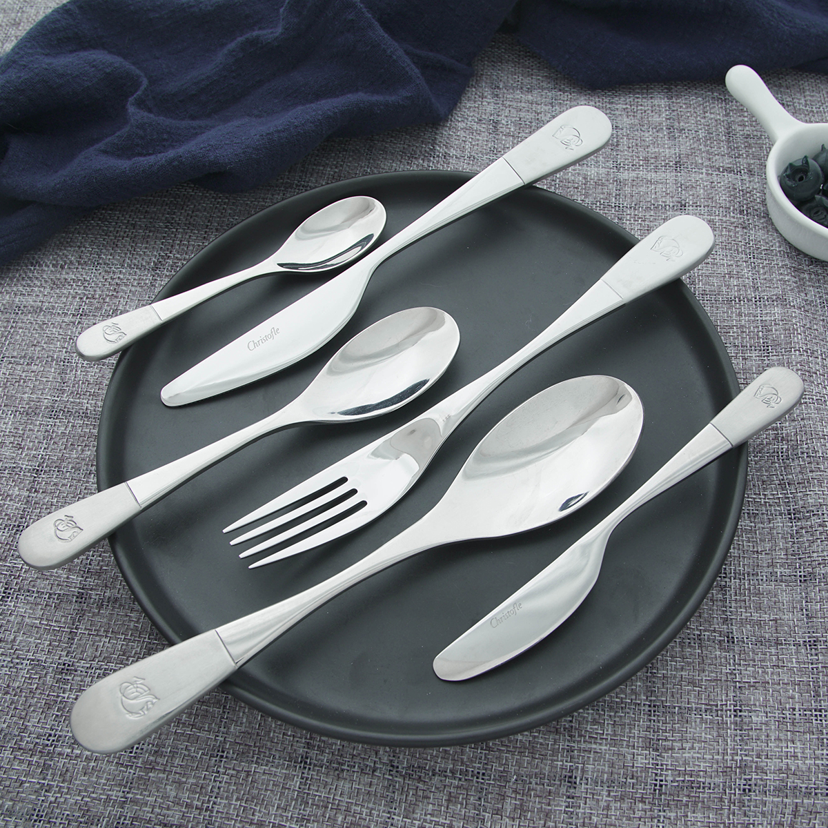 B318 high high quality airlines thick forged mirror+matte handle 304 stainless steel flatware cutlery spoon/fork/knife
