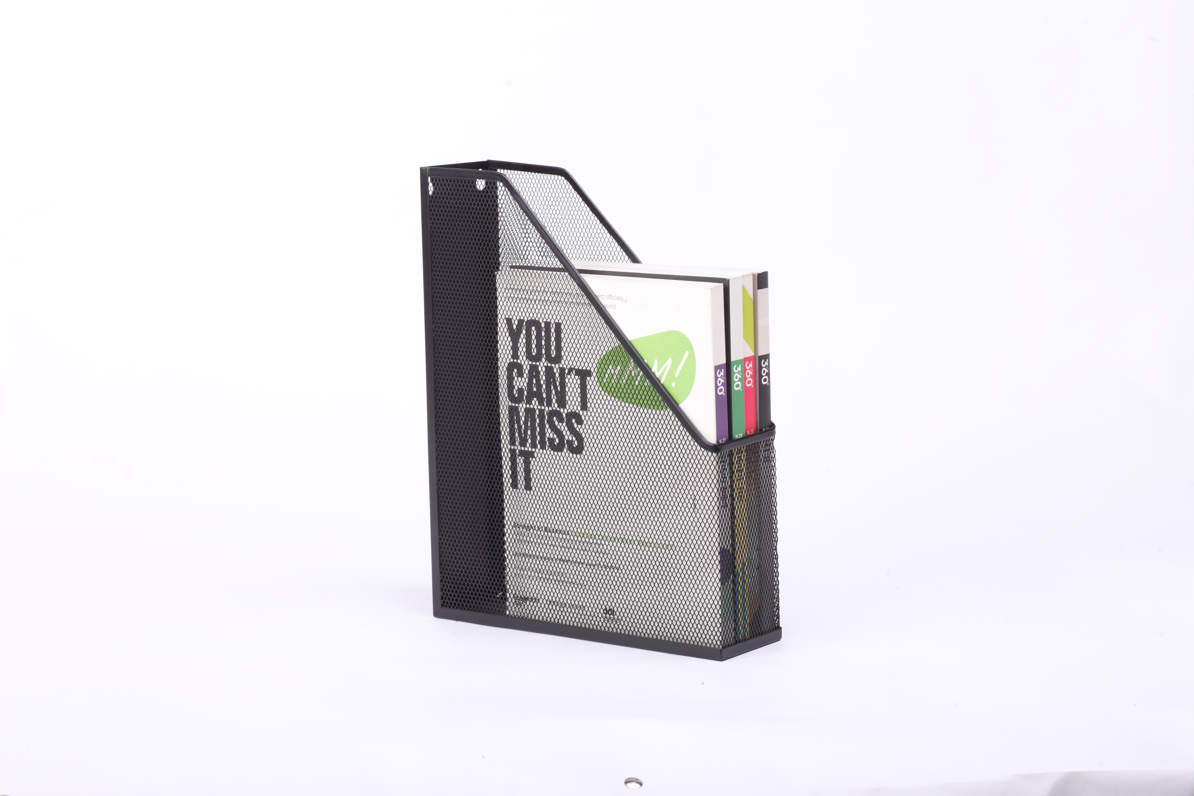 Metal Mesh Magazine Holder