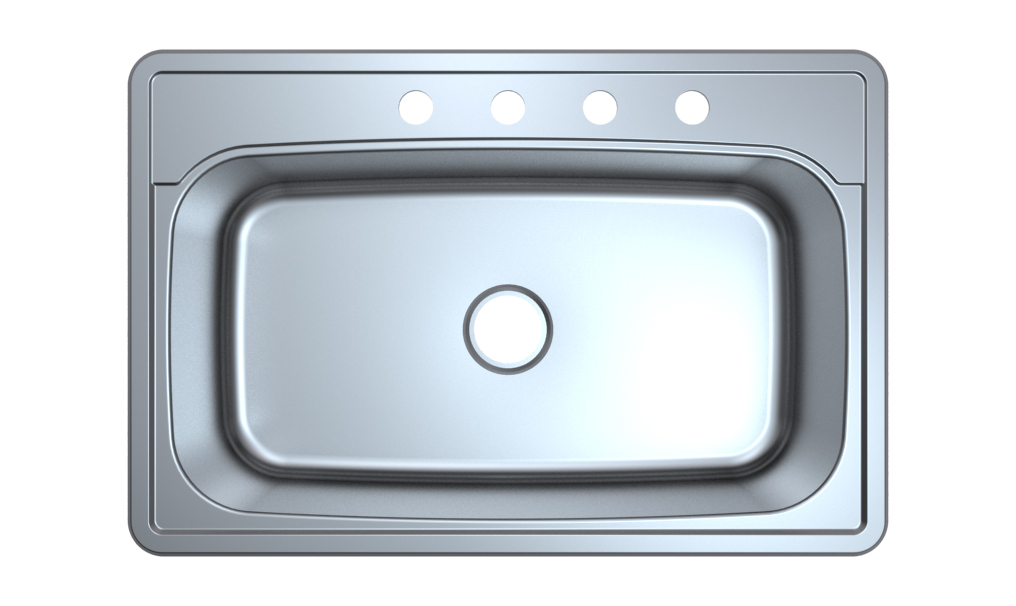 Stainless Steel Drop-in Single Bowl sink