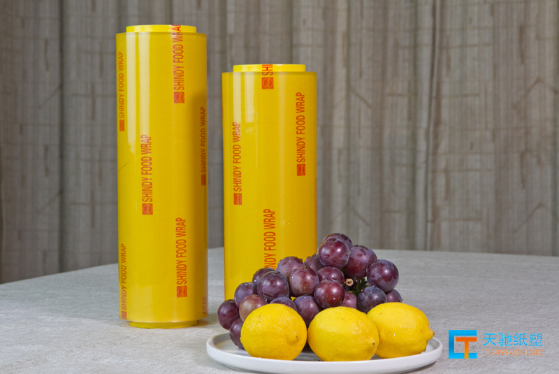 Disponsable Food Grade PVC Cling Wrap For Fruits