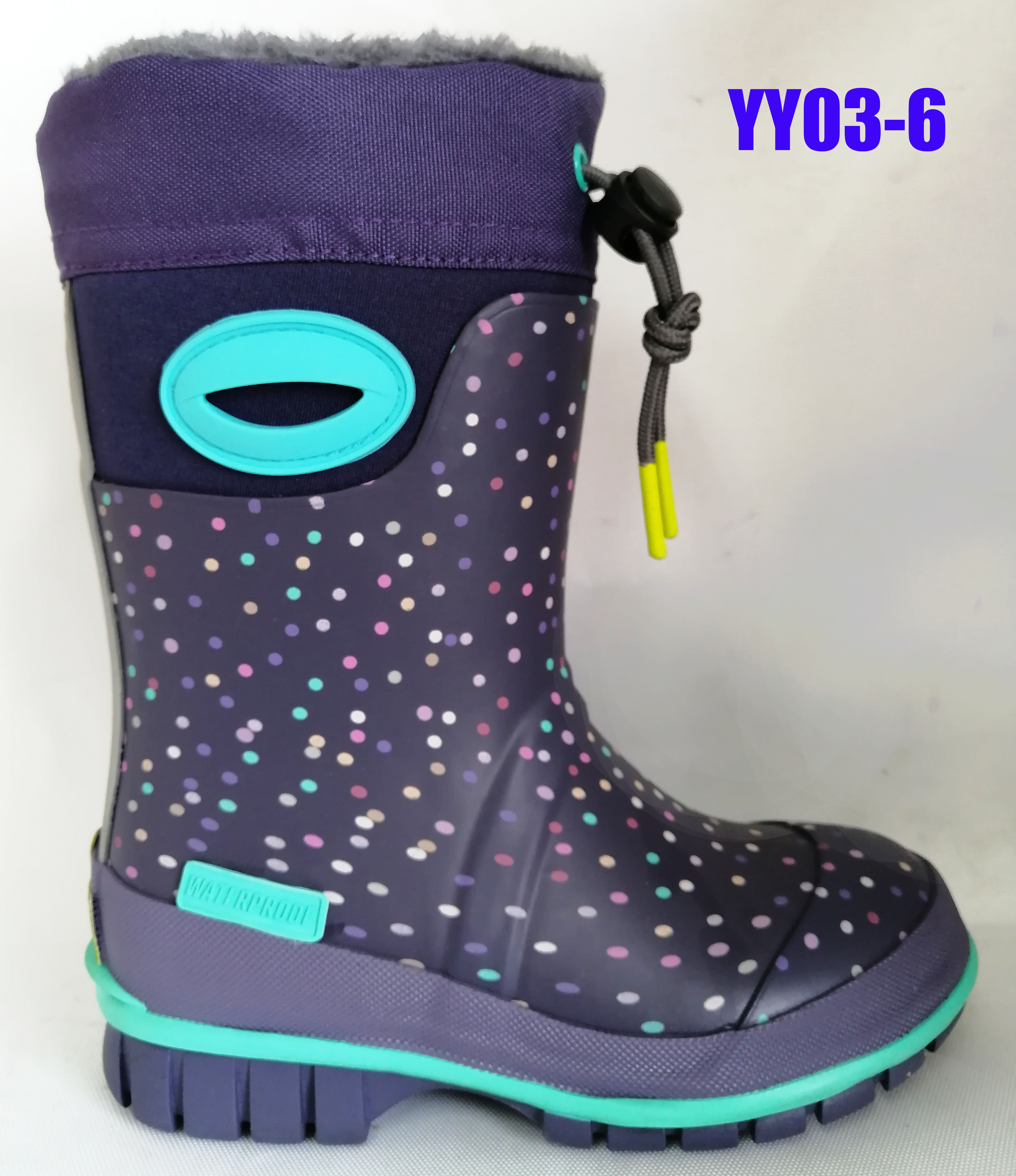 neoprene kids rain boots