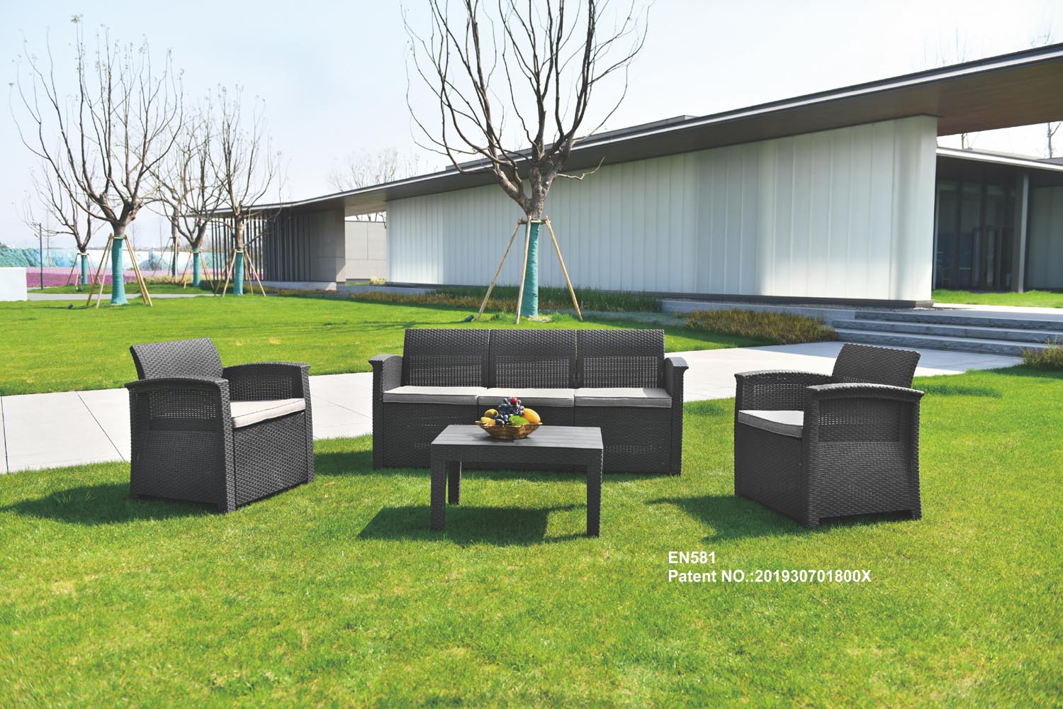 PP rattan Injection sofa set