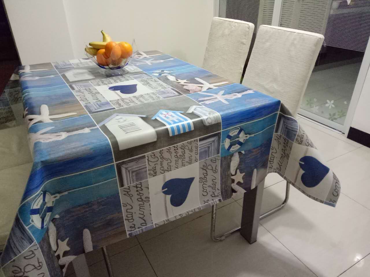 PVC/PEVA with nonwoven/flannel table cloth