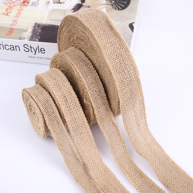 Jute ribbon burlap ribbon