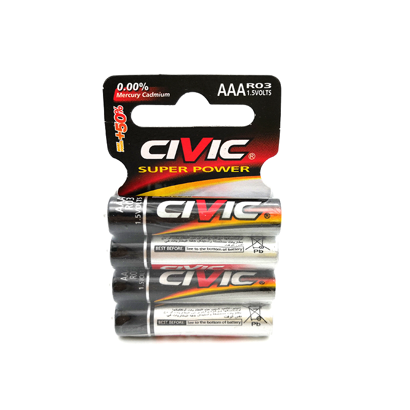 Dry Battery / Zinc Carbon Battery Aaa R03 1.5v