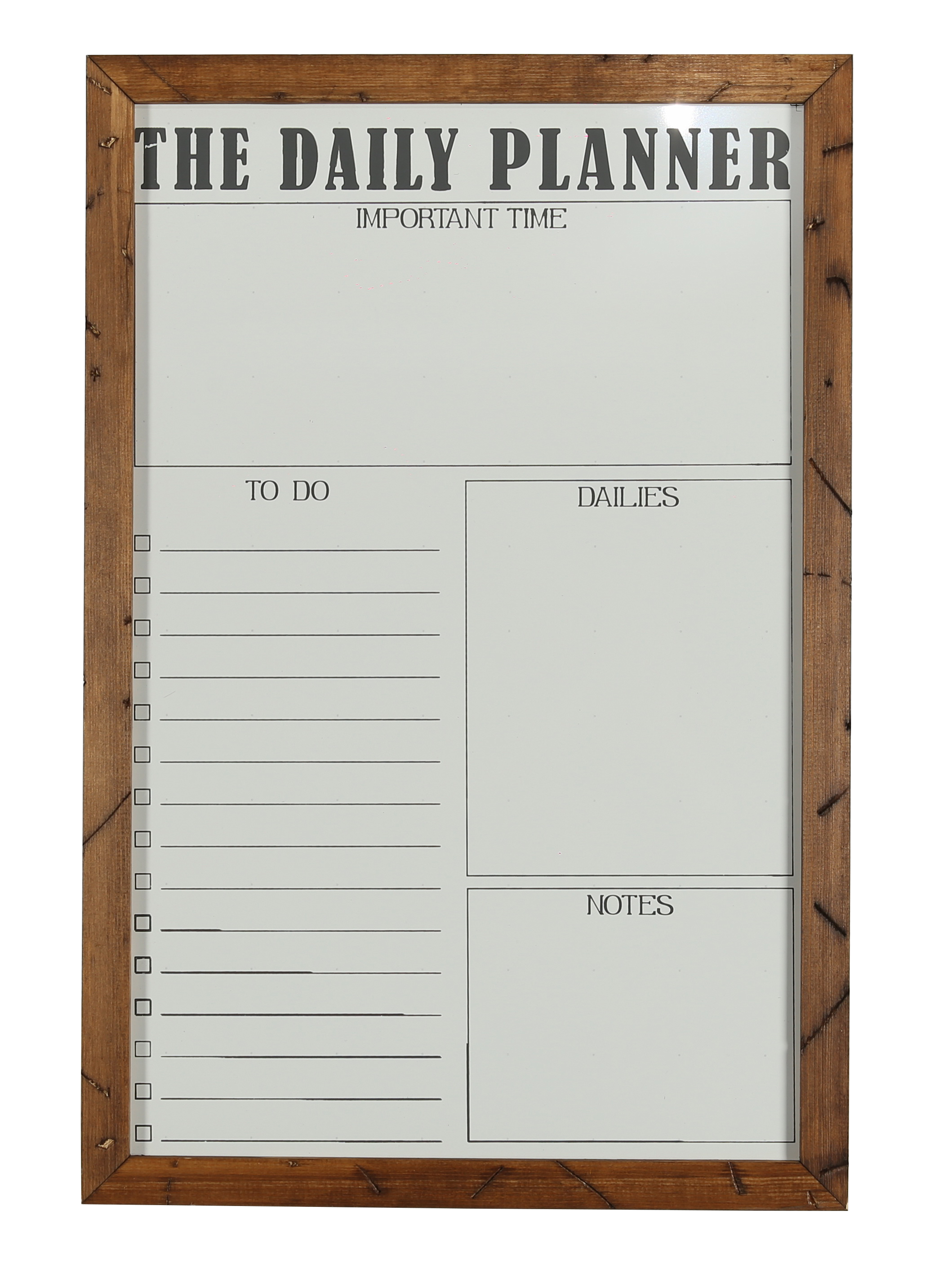 Wooden frame writing board