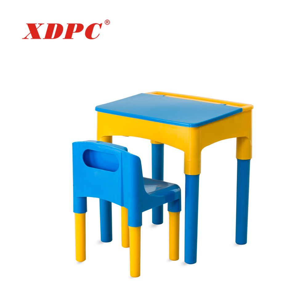 Cheap foldable cool school children furniture plastic table and chair