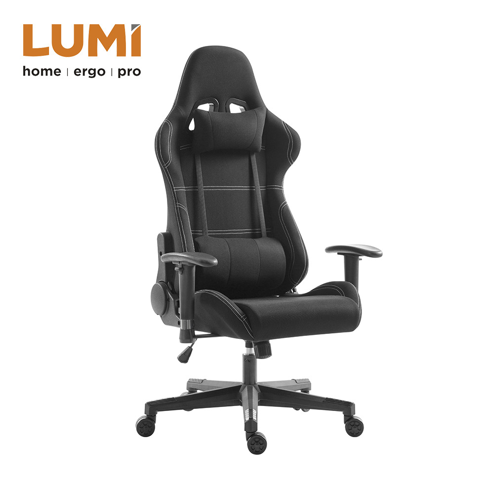 Gaming Chair -with Headrest and Lumbar Support