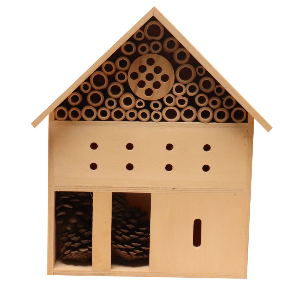 Wooden Wild Bird Nest Box Bird House for Small Birds