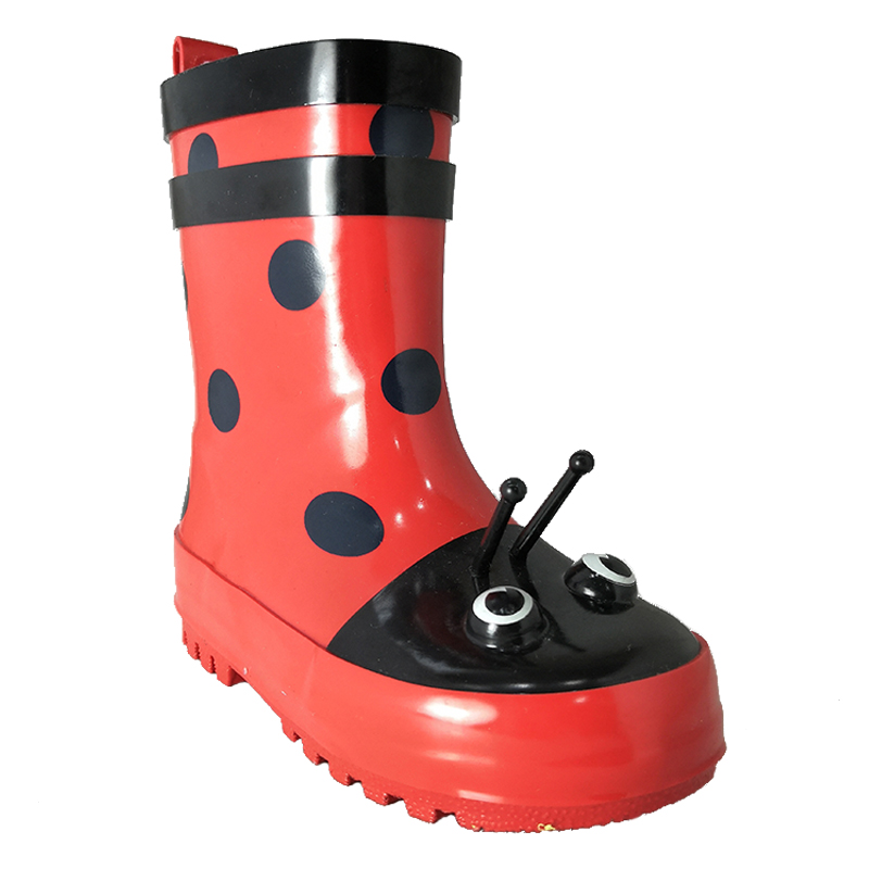 Insect rubber rain boots