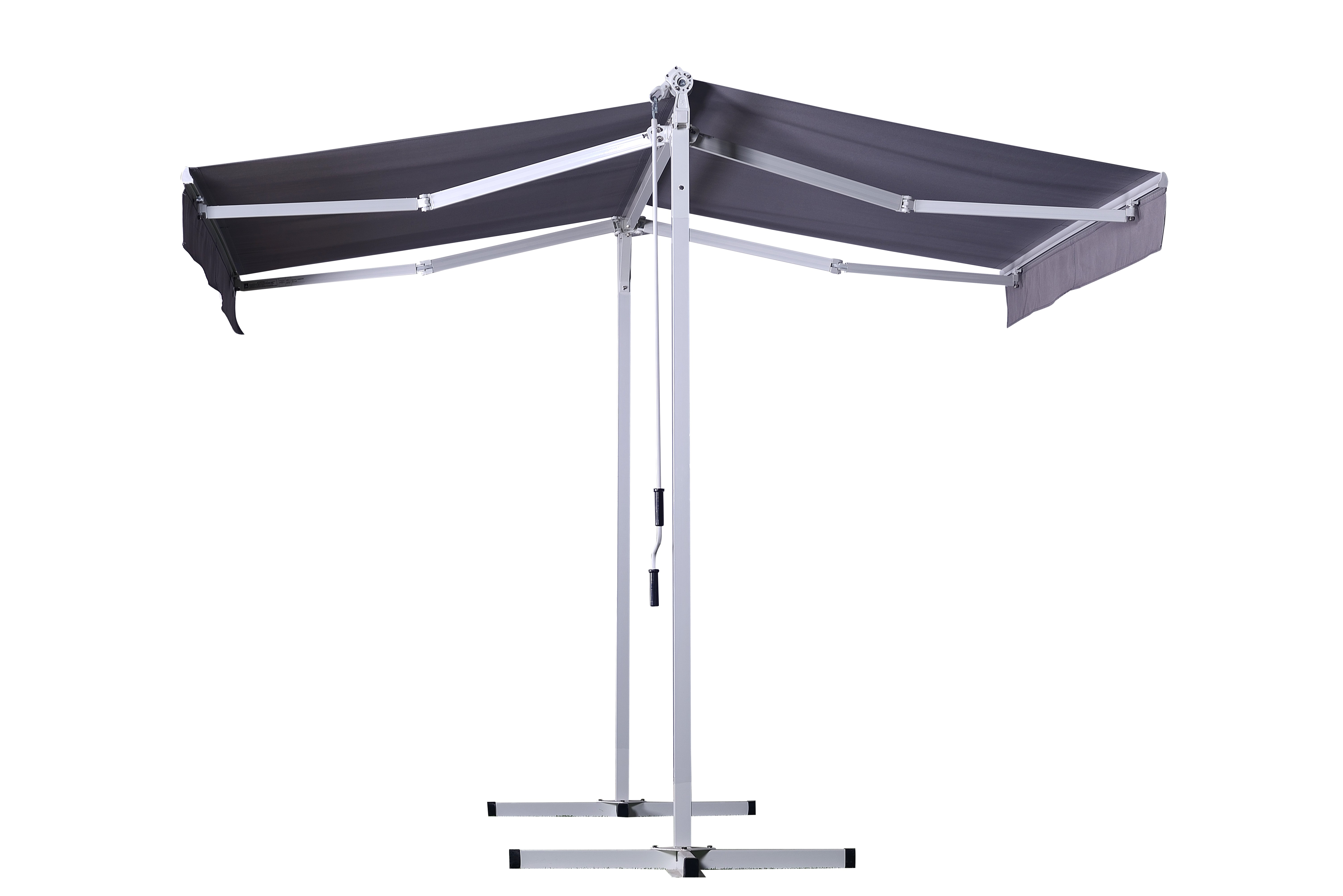 Free Standing Awning, Manual retractable garden Sun Shade Canopy Sun Shade Standing Awning