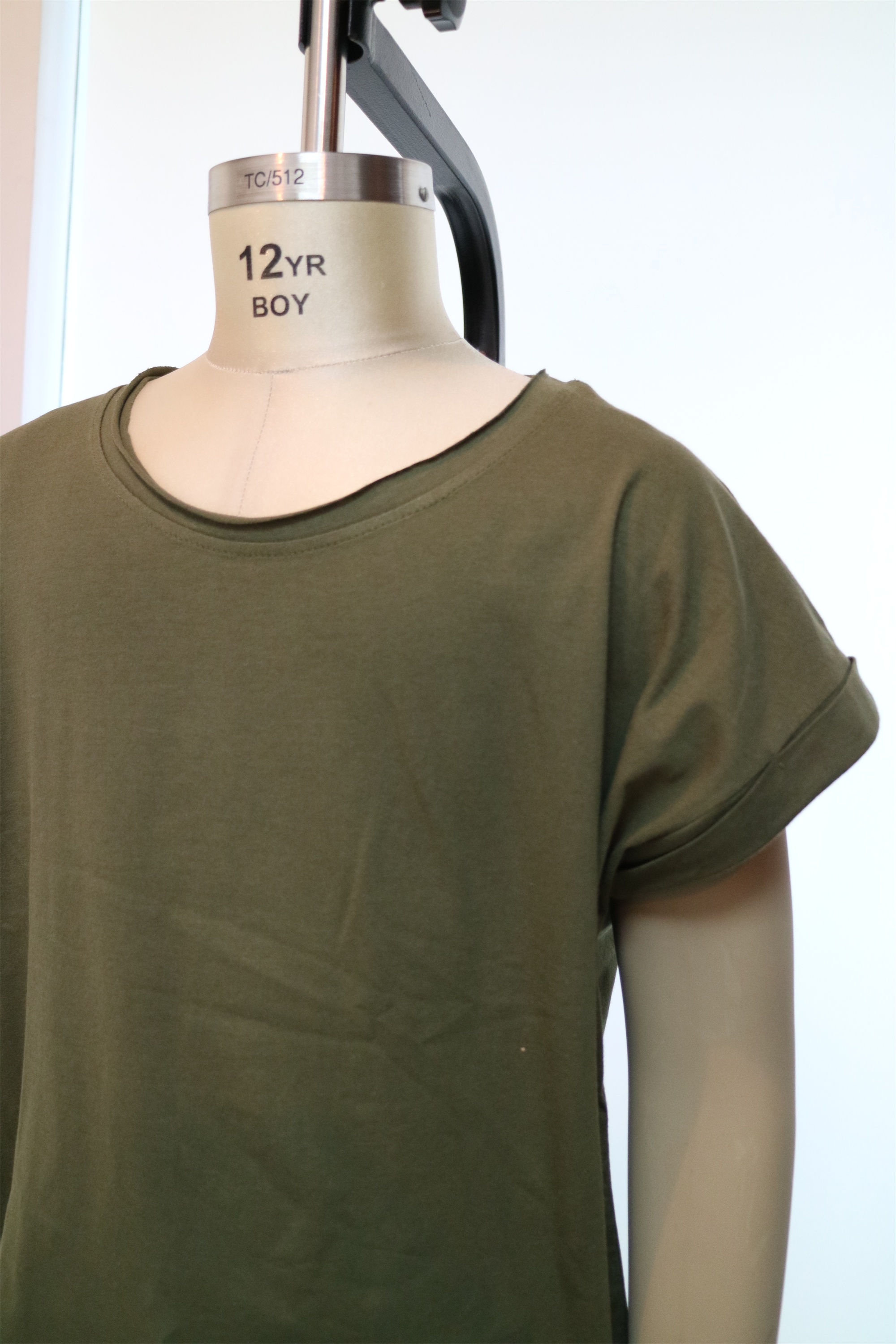 Lady's Square T-Shirts，round Neck