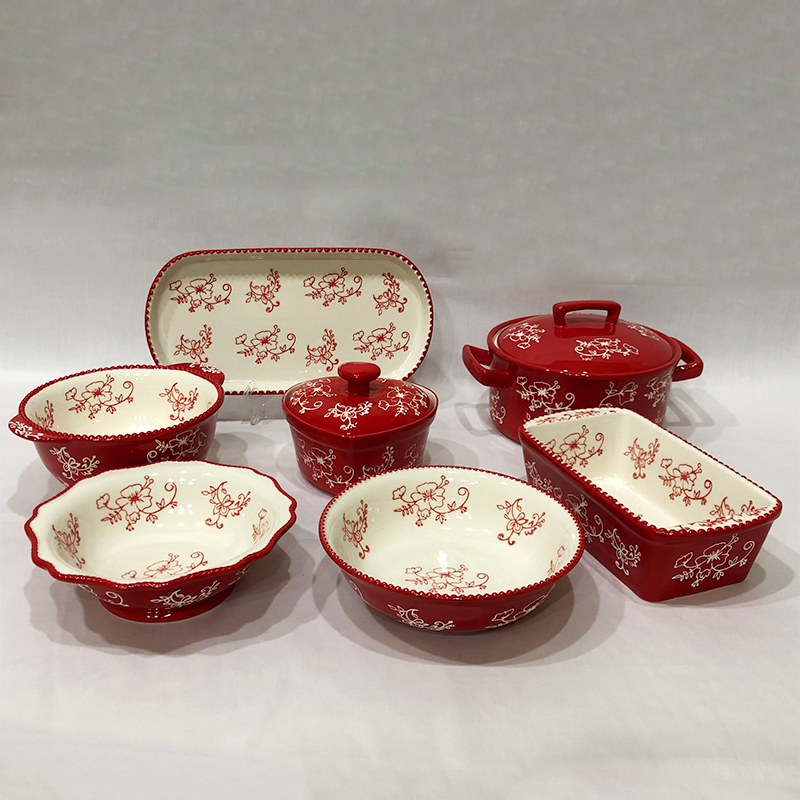 9PC Dinner Set_Hand Painted Color