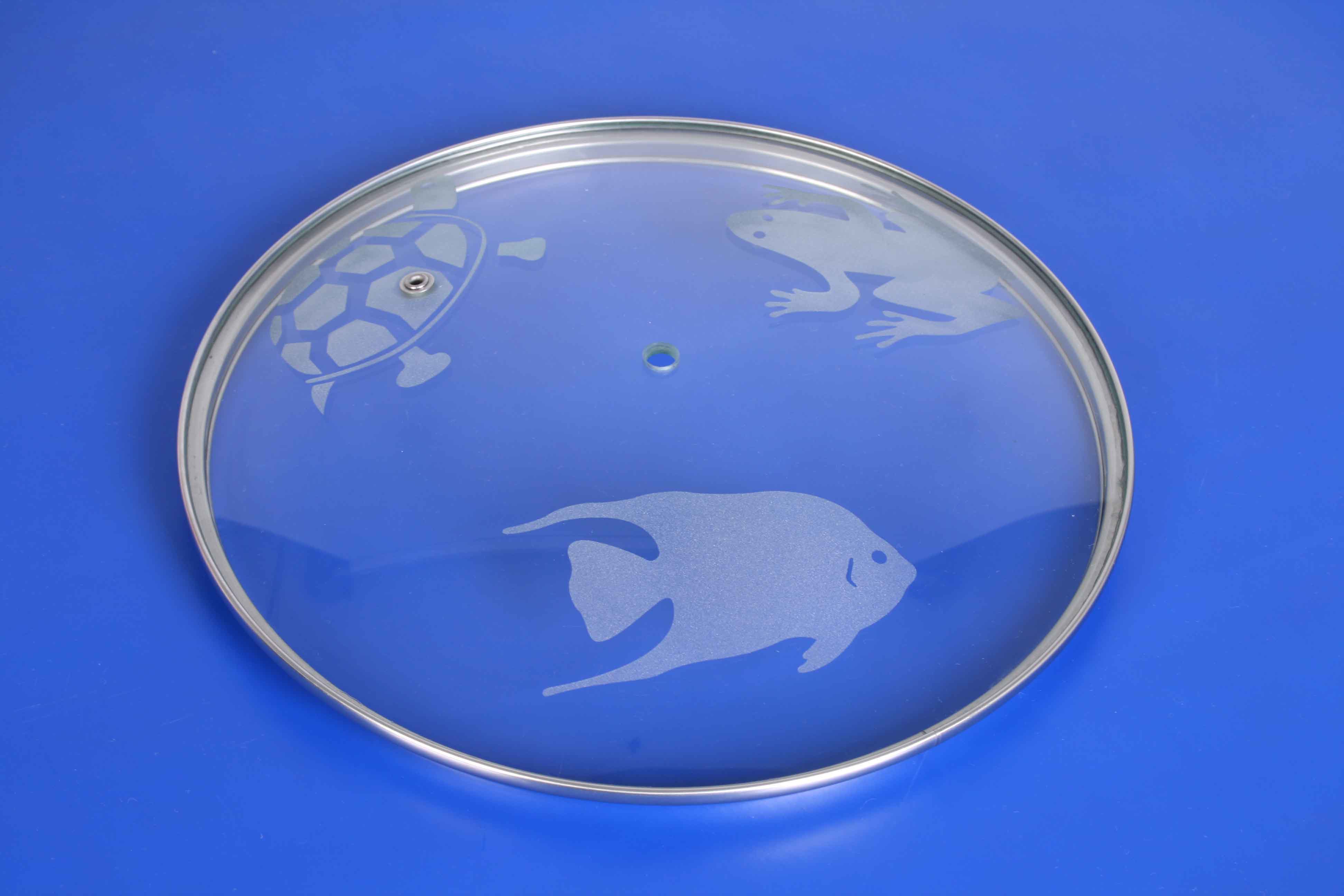 tempered glass lid