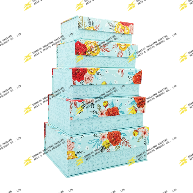 Envelop Box With Magnet Closure Set Of 5