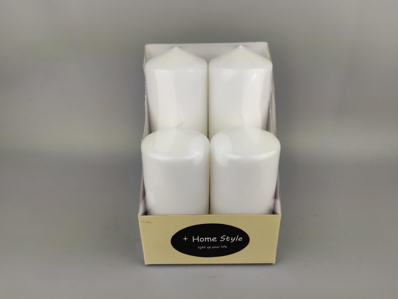 S/4 over-dipping pillar candles
