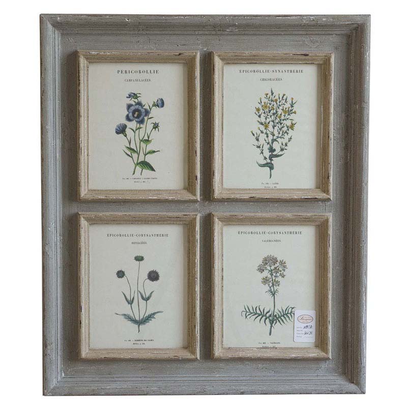 Oyster grey and brown biege frame with picture
