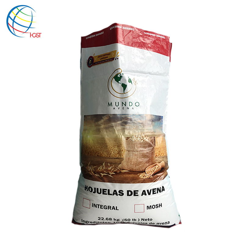 Hot Selling 100% Virgin Polypropylene Material PP Woven Sack for 20kg Rice Bag