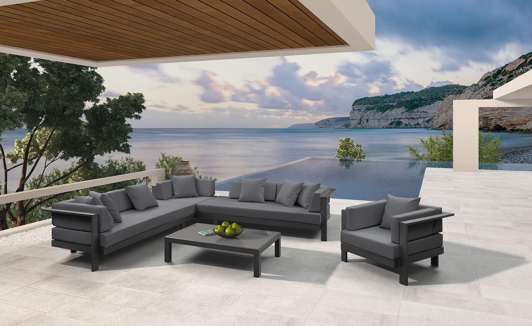 garden outdoor furniture alum.chair alum.table alum. sofa