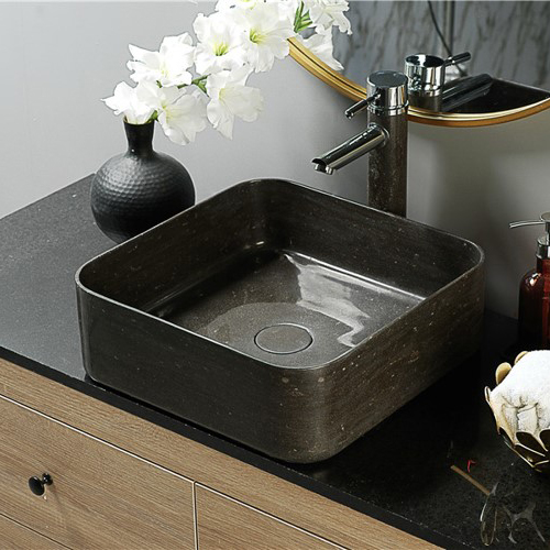SLS4013BS Contemporary Design Wash Basin in Natural Marble