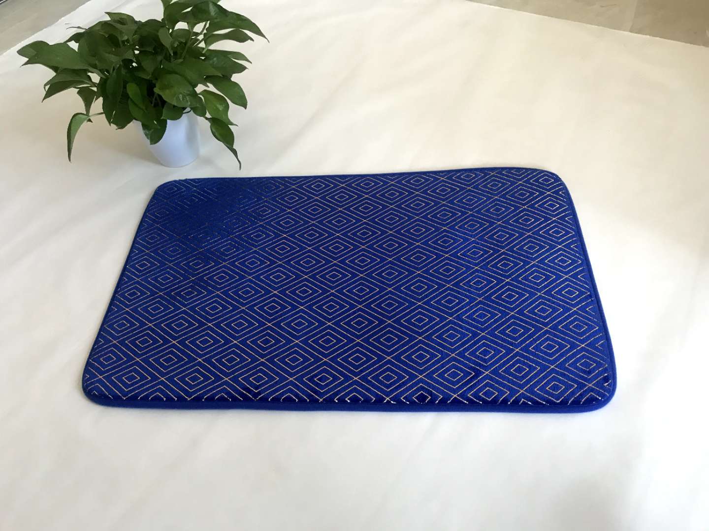 foil gold bathroom mat/ door mat