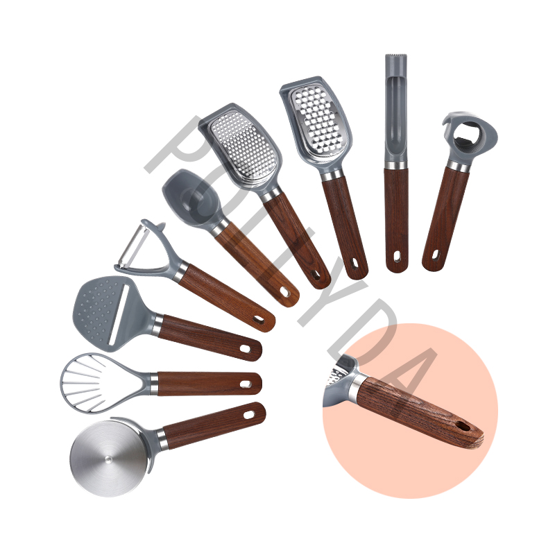 Nylon gadgets w/ Carbonized Ash Wood handle