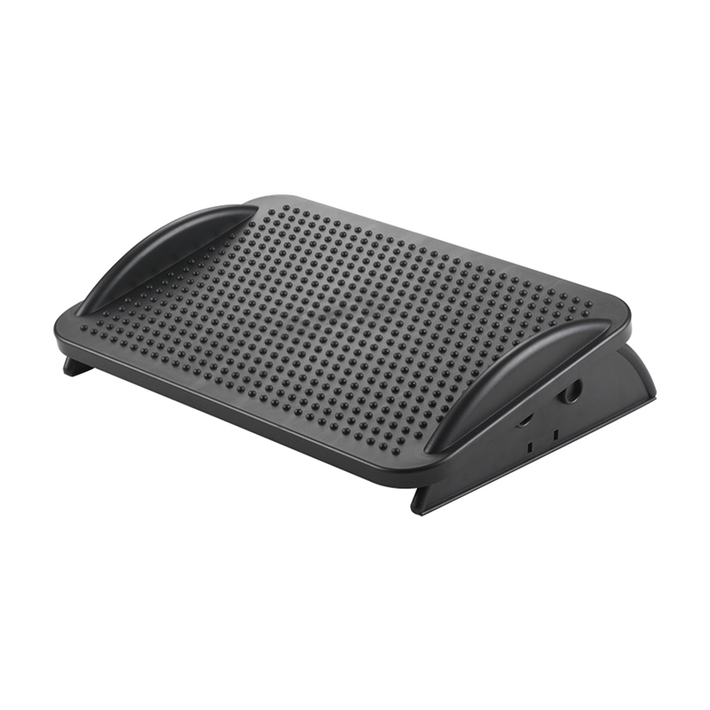 Footrest foot rest with ergonomic design plastic material angle adjustable
