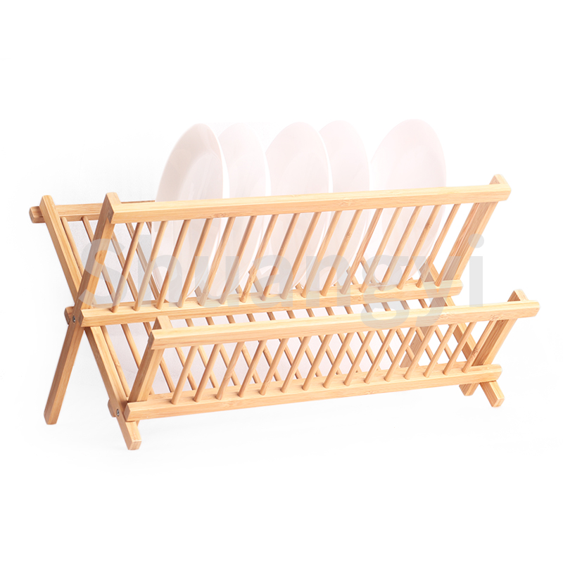 Bamboo dish rack