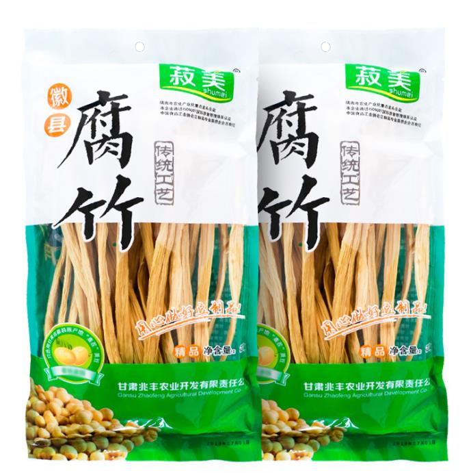 dried rolls of bean-milk cream