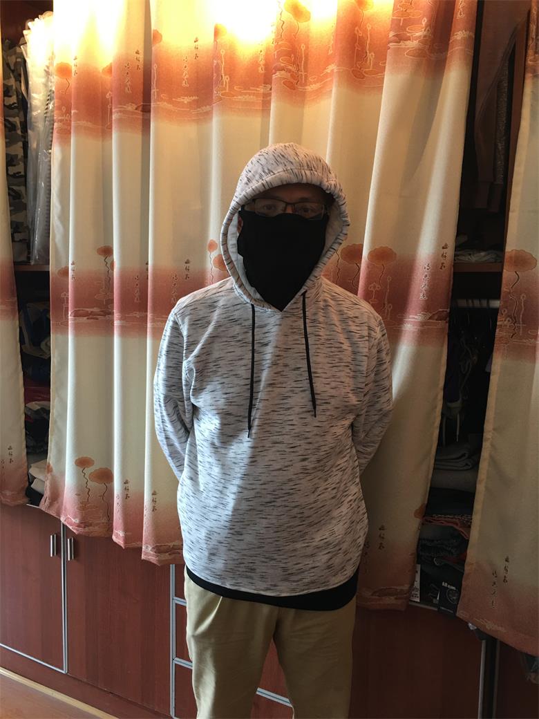 Man’s fleece zipper jacket