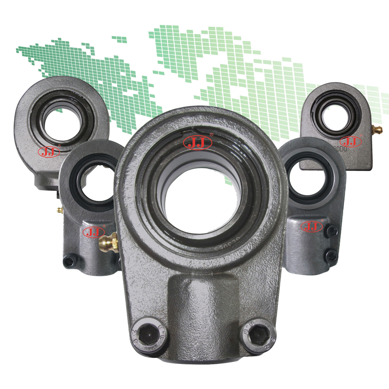 Rod ends for hydraulic components