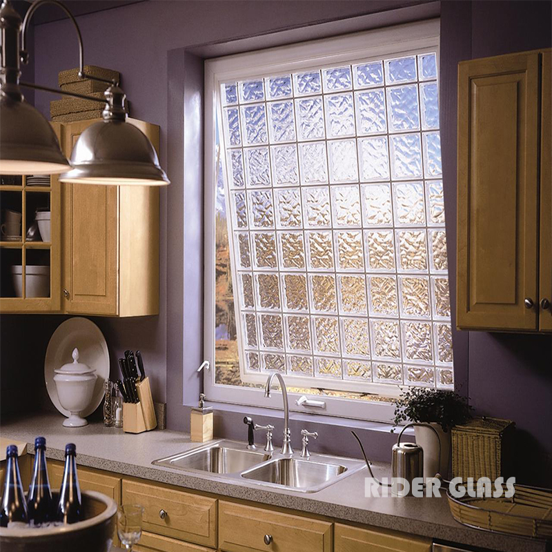 Rider block brick glass for building and decorative