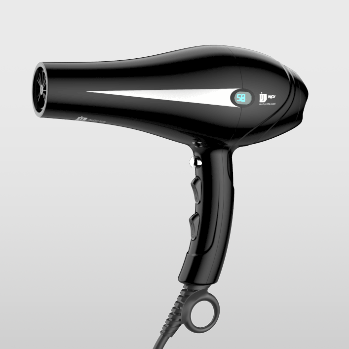 Household hair dryer Ionic hair dryer Mute hair dryer professional hair dryer home appliance LED temperature display hair dryer