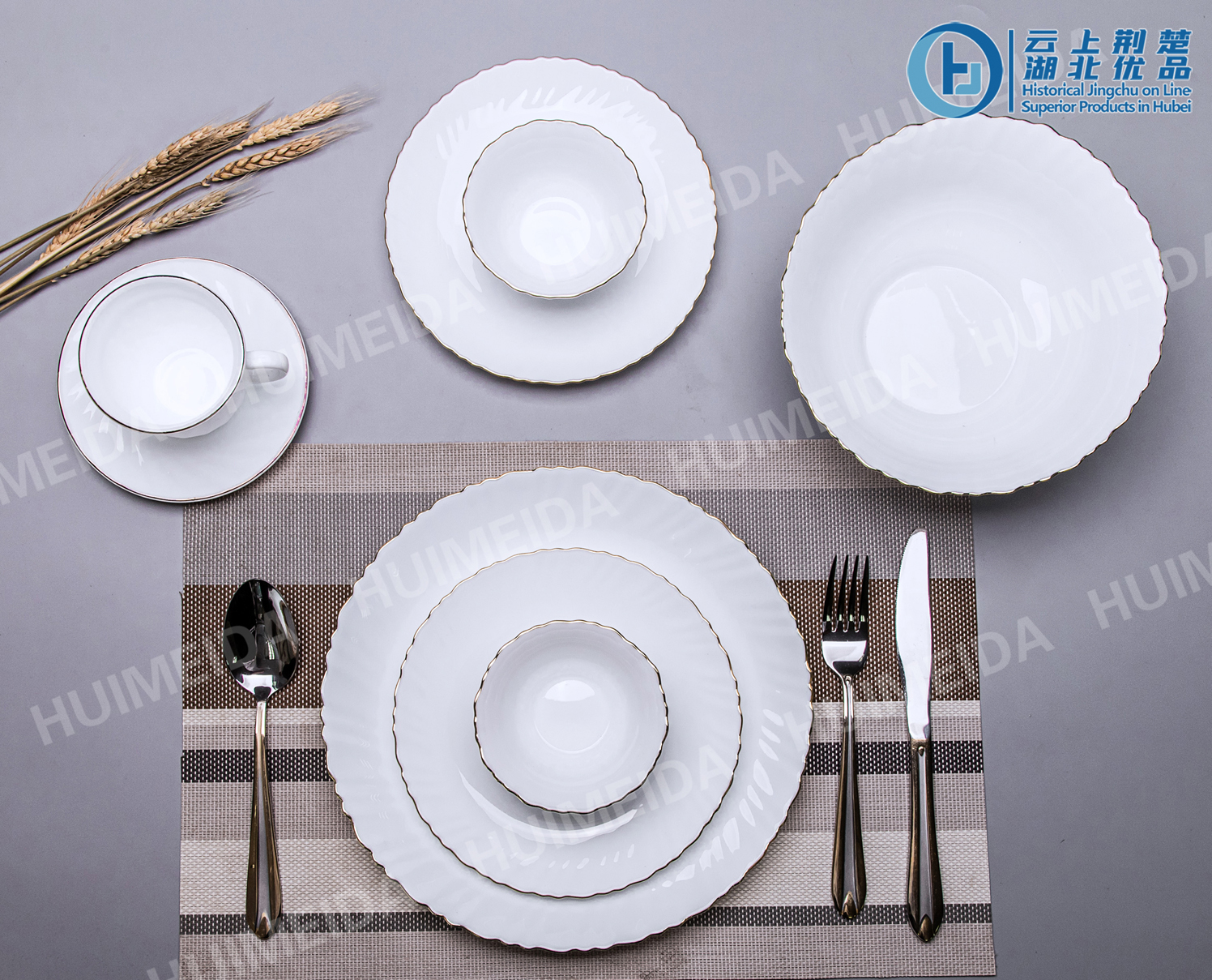 Opal Glassware Opal Glass Dinner Set Glassware 21pcs Dinner Set With Gold