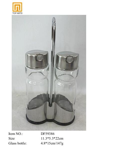 glass cruet set