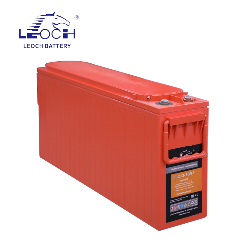 12V 400W Front Terminal Pure Lead Acid BatteryPLX12-600FT