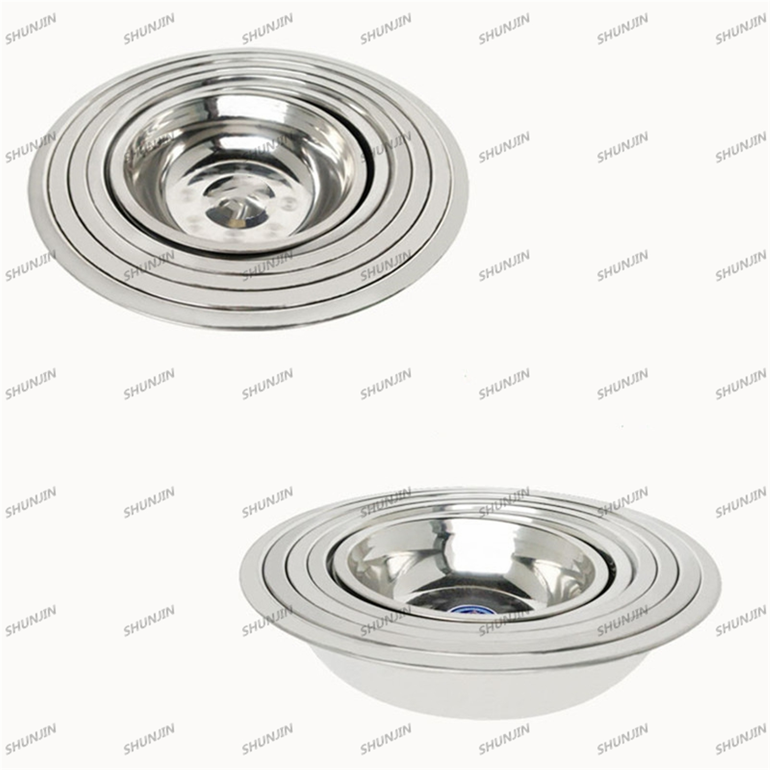 stainless steel basin