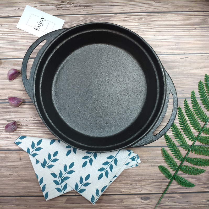 cast iron grill plate dish