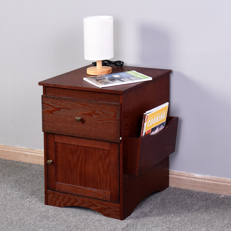 wooden side table
