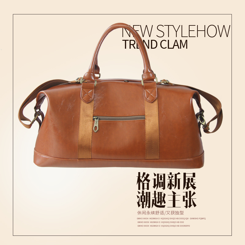 travel fashion leisure luxury business casual mens crossbody shoulder duffel bag big capacity factory supply promotion gift