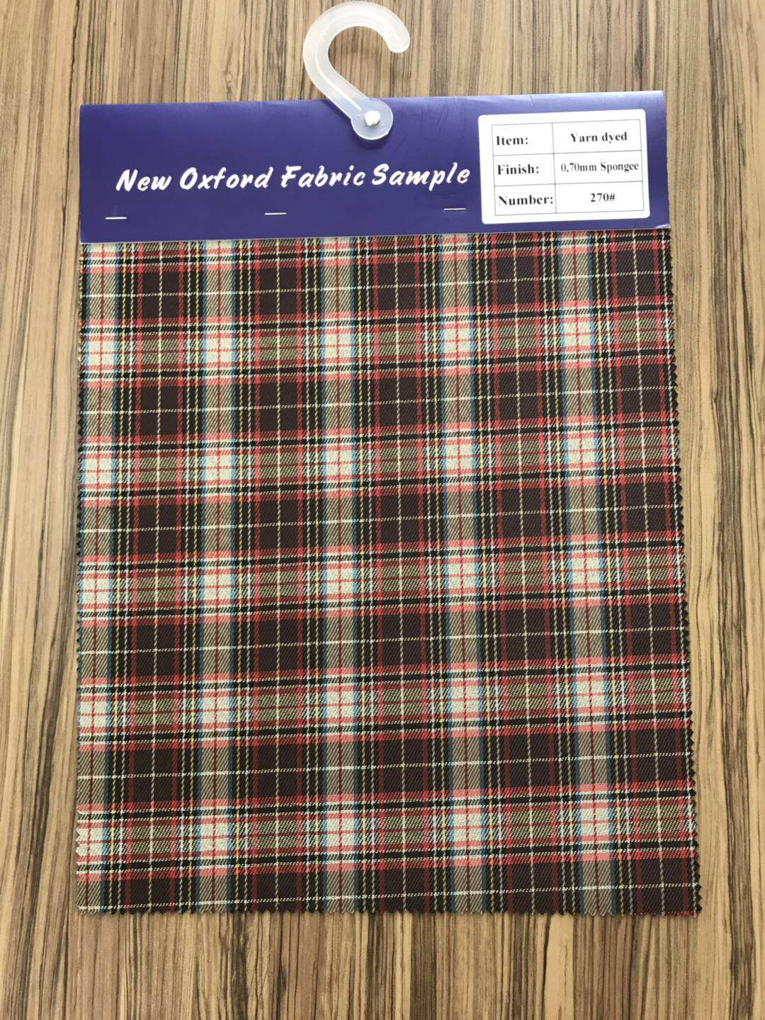 Yarn Dyed Fabric Backing With Spongee