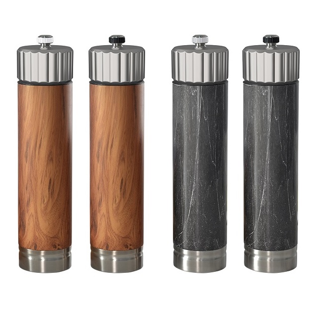 Sinoglass 6 inch stainless steel salt and pepper grinder