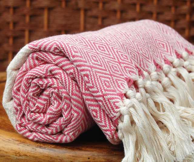 Cotton Hammam Towels, Fouta, Turkish Towels,fringed Towels,
